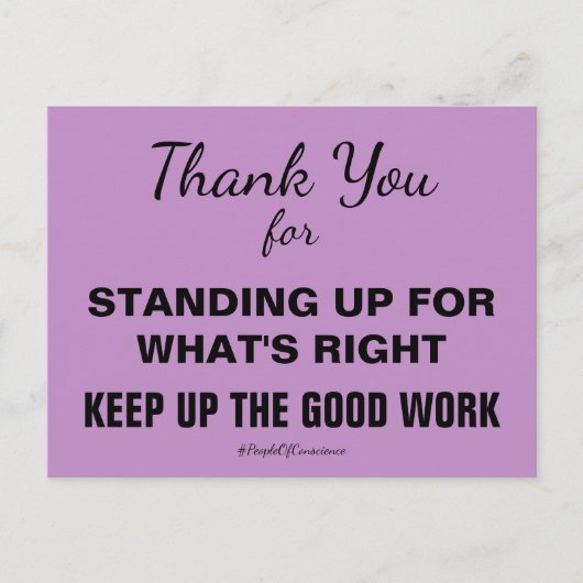 Dank U Land Boven Partijverzet Briefkaart (Voorkant)