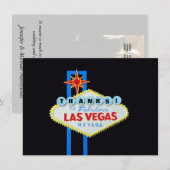 Dank U Las Vegas-evenementen Aankondiging (Voorkant / Achterkant)