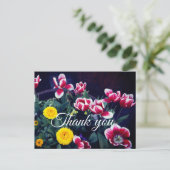 Dank U Lente Bloemen #4 Ansichtkaart Briefkaart (Staand voorkant)