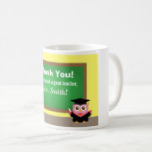 Dank u, leraar, Afstuderen Farewell, Cute Owls Koffiemok (Voorkant rechts)