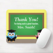 Dank u, leraar, Afstuderen Farewell, Cute Owls Muismat (Met muis)