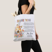 dank u leraar Appreciation honey bee gedicht Tote Bag (Dichtbij)