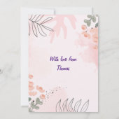 Dank u, leraar. Bewerkbare leraar- en onderliggend Bedankkaart (Achterkant)