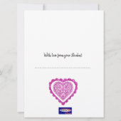 Dank u, leraar feestdagenkaart (Achterkant)