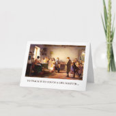 Dank u, leraar. Fine Art Wenskaart Bedankkaart (Voorkant)