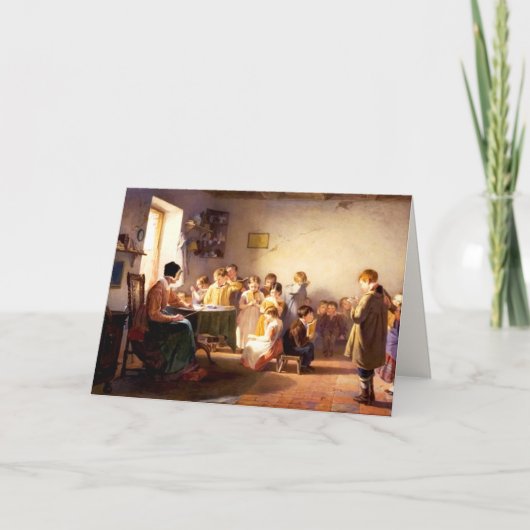 Dank u, leraar. Fine Art Wenskaart Bedankkaart (Voorkant)