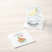 Dank u leraar - oprechte waardering cadeau - kartonnen onderzetters (Insitu)