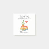 Dank u leraar - oprechte waardering cadeau - post-it® notes (Voorkant)