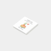 Dank u leraar - oprechte waardering cadeau - post-it® notes (Schuin)