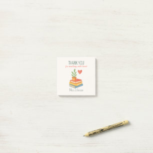 Dank u leraar - oprechte waardering cadeau - post-it® notes