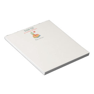 Dank u leraar - oprechte waardering geschenk notitieblok