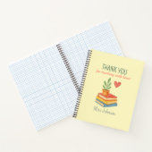 Dank u leraar - oprechte waardering geschenk notitieboek (Binnen)