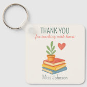 Dank u leraar - oprechte waardering geschenk sleutelhanger (Voorkant)