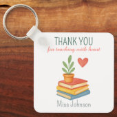 Dank u leraar - oprechte waardering geschenk sleutelhanger (Voorkant)