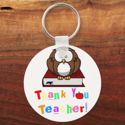 Dank u, leraar sleutelhanger (Voorkant)
