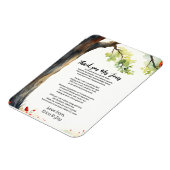 dank u leraar Waardering papaver boom gedicht Magneet (Linkerzijde)