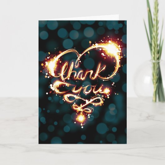 Dank u licht bedankkaart (Voorkant)