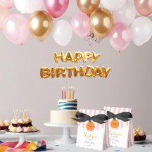 Dank u lieve pinky strepen glimlachend sinaasappel