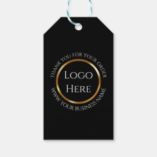 Dank u Logo Hier met QR-code Cadeaulabel