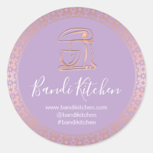 Dank u Logo Kitchen voor het koken van het Roos va Ronde Sticker