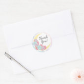 Dank u maan & vetplanten Pastel Mystic Boho Ronde Sticker (Envelop)