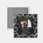 Dank u Magneet met Swirls (Voorkant / Achterkant)