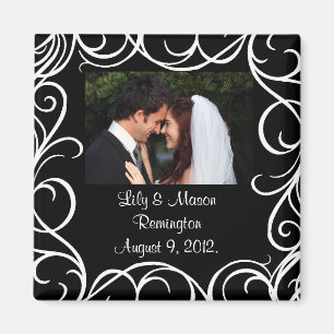 Dank u Magneet met Swirls