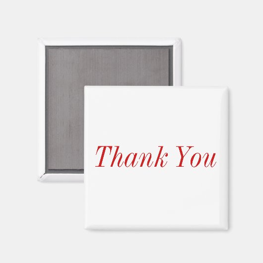 Dank u Magnet (Voorkant / Achterkant)