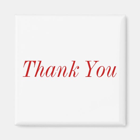 Dank u Magnet (Voorkant)