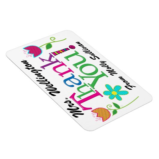 Dank u Magnet Magneet (Rechterzijde)