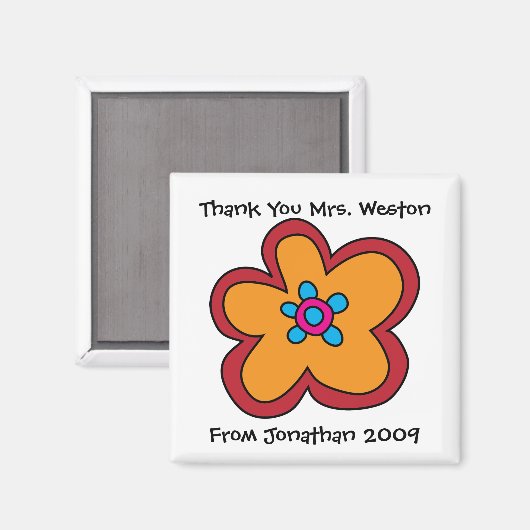 Dank u Magnet van SRF (Voorkant / Achterkant)