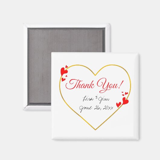  Dank u Magneten (Voorkant / Achterkant)