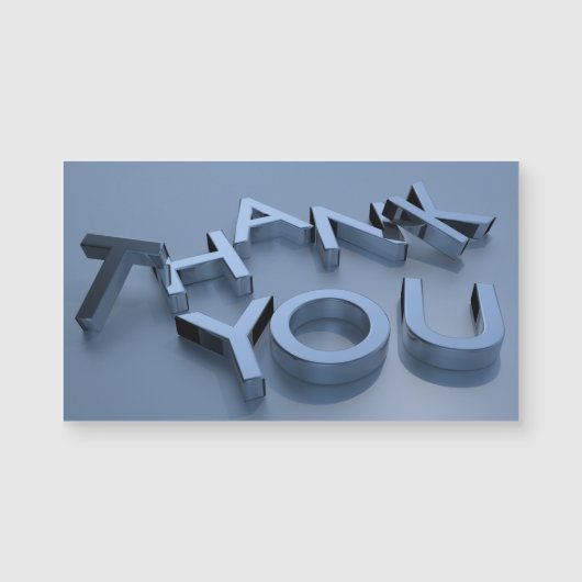 Dank u Magnetische Kaarten (Voorkant)