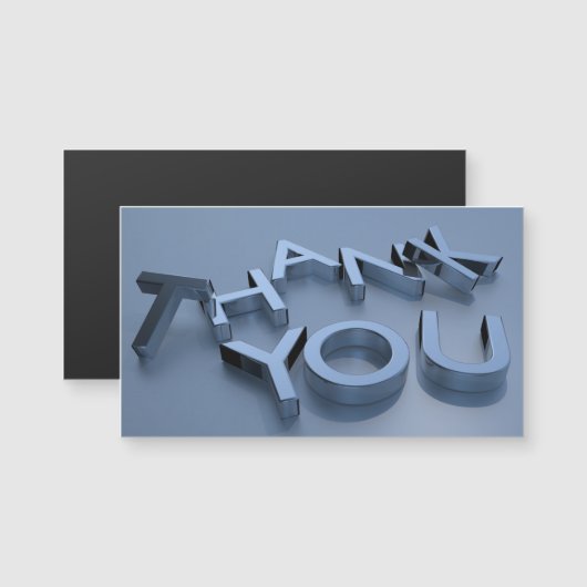 Dank u Magnetische Kaarten (Voorkant / Achterkant)