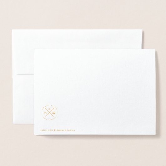 Dank u · Maker Crafts Stitching Stripes Folie Kaarten (Met envelop)