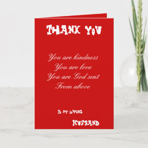 Dank u man begroetings kaarten