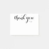 Dank u Manuscript 4 x 3 Post-it® Notes (Voorkant)