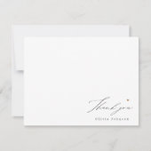 Dank u manuscript de gepersonaliseerde Kaart van d Notitiekaartje (Voorkant)