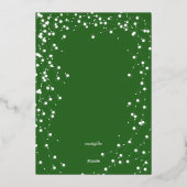 Dank u Medewerker Feestelijke Folie Gift Kaart Hou (Achterkant)