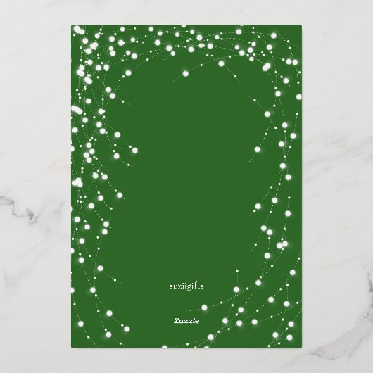 Dank u Medewerker Feestelijke Folie Gift Kaart Hou (Achterkant)