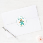 Dank u Medisch Verpleegkundige Dokter Gingerbread  Ronde Sticker (Envelop)