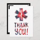 Dank u Medisch Werknemers Bokeh Briefkaart (Voorkant / Achterkant)