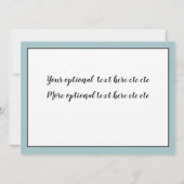 Dank u Medische Professionele Vlakke Kaart (Achterkant)