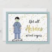 Dank u Medische Professionele Vlakke Kaart (Voorkant)