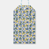 Dank u Mediterraanse citroen bruiloft douche Favor Cadeaulabel (Achterkant)