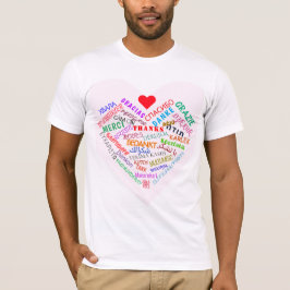 DANK U - Meertalige - internationaal - T-shirt