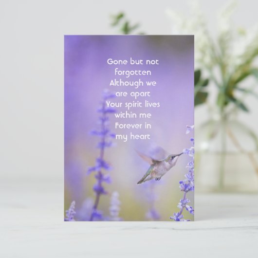 Dank u Memorial Funeral Celebration of Life Bedankkaart (Staand voorkant)