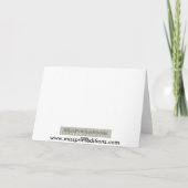 Dank u met Fluit en Klarinet Bedankkaart (Achterkant)