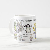 Dank u met Hoppreciation 21 Rabbits Mok (Voorkant links)