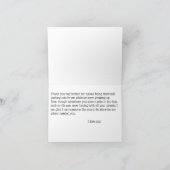 Dank u, mijn broeder bedankkaart (Binnen)